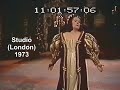 Joan Sutherland sings the last few bars of Lucrezia Borgia, live and in the studio from1972-1989