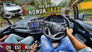 HONDA JAZZ 2016 | 1.5L 98BHP | iDTEC DIESEL MANUAL | POV Drive | Sudut Pandang Pengemudi | HONDA JAZZ POV DRIVE