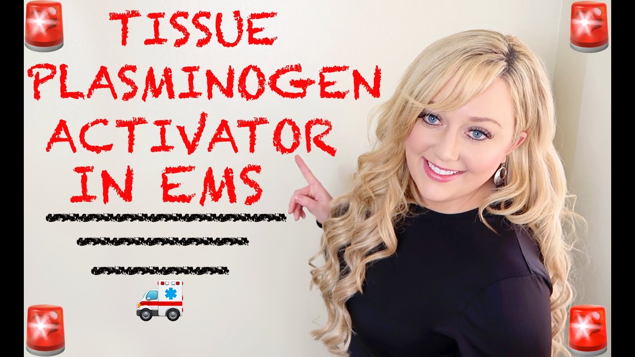 EMT/Paramedic Medication Notecards || Tissue Plasminogen Activator