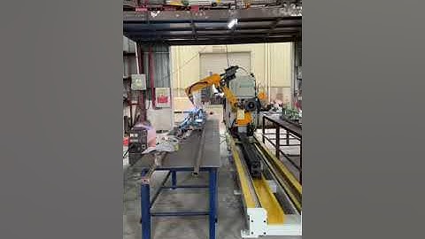 Fanuc robot linear track manufacturer, welding automtion turnkey solution
