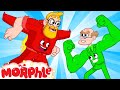 Morphle and Orphle SUPERHERO&#39;S! | Mila and Morphle Cartoons | Morphle vs Orphle - Kids Videos