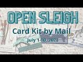 Open Sleigh Card Kit by Mail