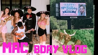 MACIE'S BDAY WEEKEND VLOG