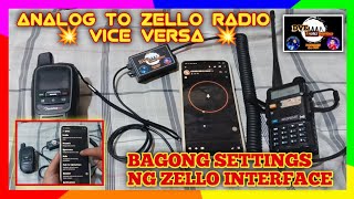 (NEW SETTINGS) ZELLO INTERFACE FOR PORTABLE RADIO