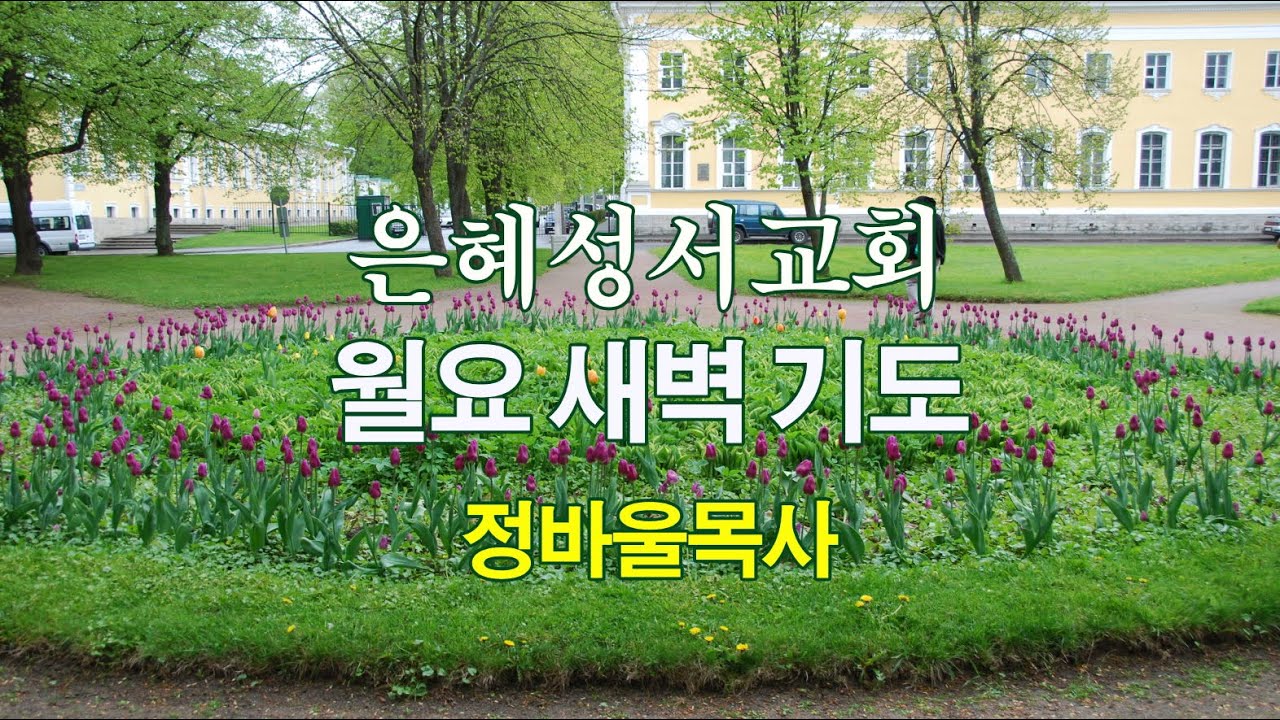 월요새벽기도 ♥ 은혜성서(온라인)교회 예배