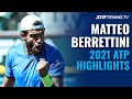 First Masters 1000 Final & ATP 500 Title! | Matteo Berrettini 2021 ATP Highlight Reel