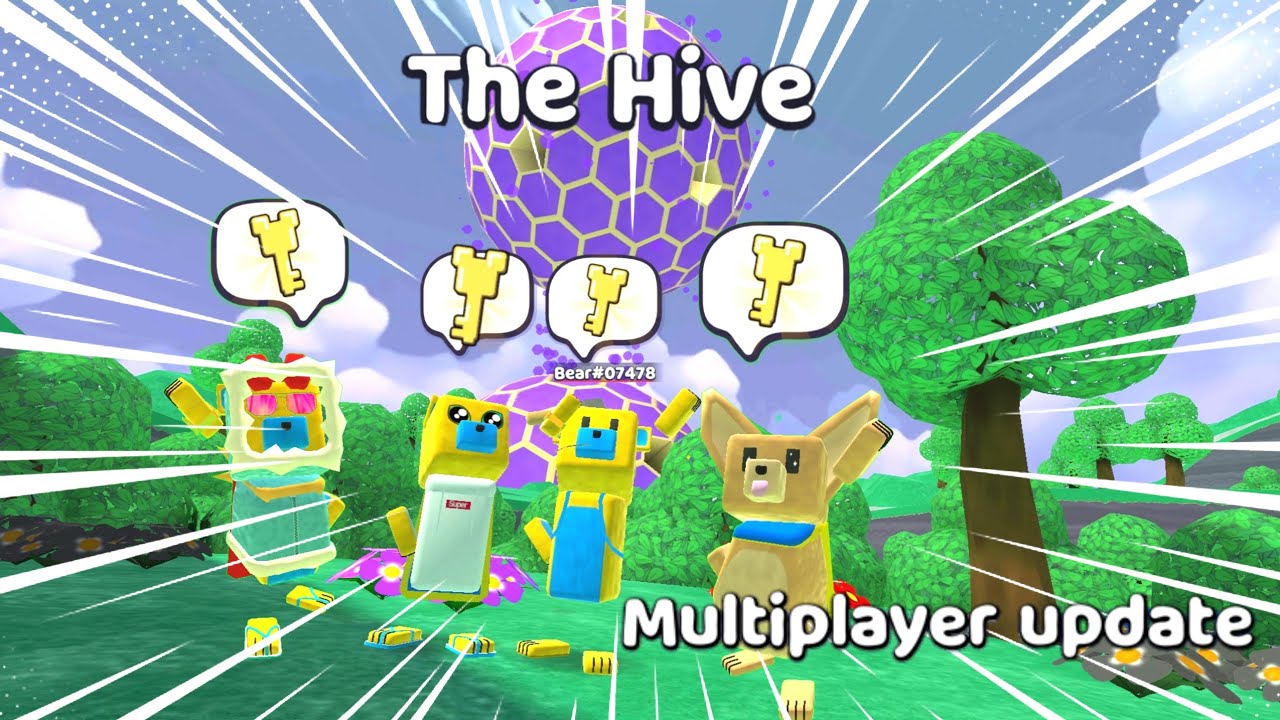 The Hive - Multiplayer Super Bear Adventure Gameplay Walkthrough! (New ...