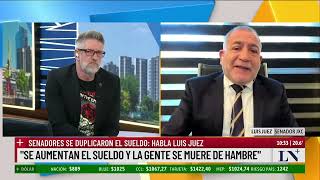 Luis Juez, sobre los senadores: "Ayer para aumentarse la dieta no hubo grieta"