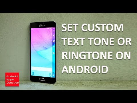 How to set custom  text notification tone and ringtone in android