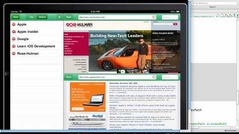 iOS Development Course Fall 2010 Lecture 33 - UITableViewController (DualBrowser Part 2)