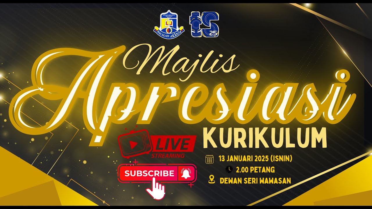 LIVE: MAJLIS APRESIASI KURIKULUM SK SERI DUYONG SESI 2024/2025