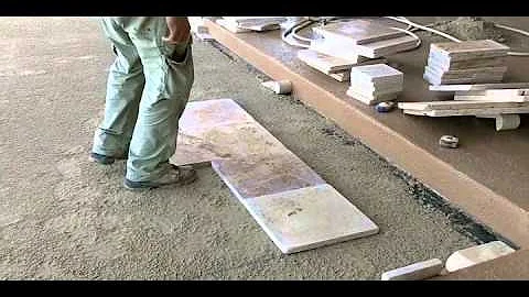 Travertine Paver Pool Deck Installation - Part 1