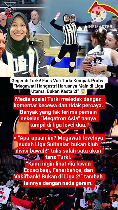 Warga Turki Tak Terima Megawati Main di Klub Kasta 2‼️ Geger Manisa BBSK Rekrut Megatron! 😱 #short