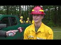 Firefighter wildfire training in Augusta