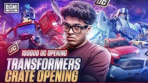 100,000 UC TRANSFORMERS CRATE OPENING | JONATHAN IS BACK!! | BGMI!