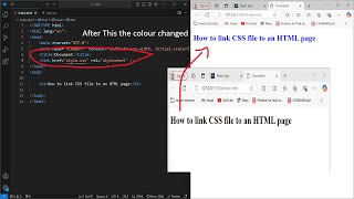 How to Link CSS to HTML in VS Code | Step-by-Step Tutorial |  link CSS file to HTML page made easy