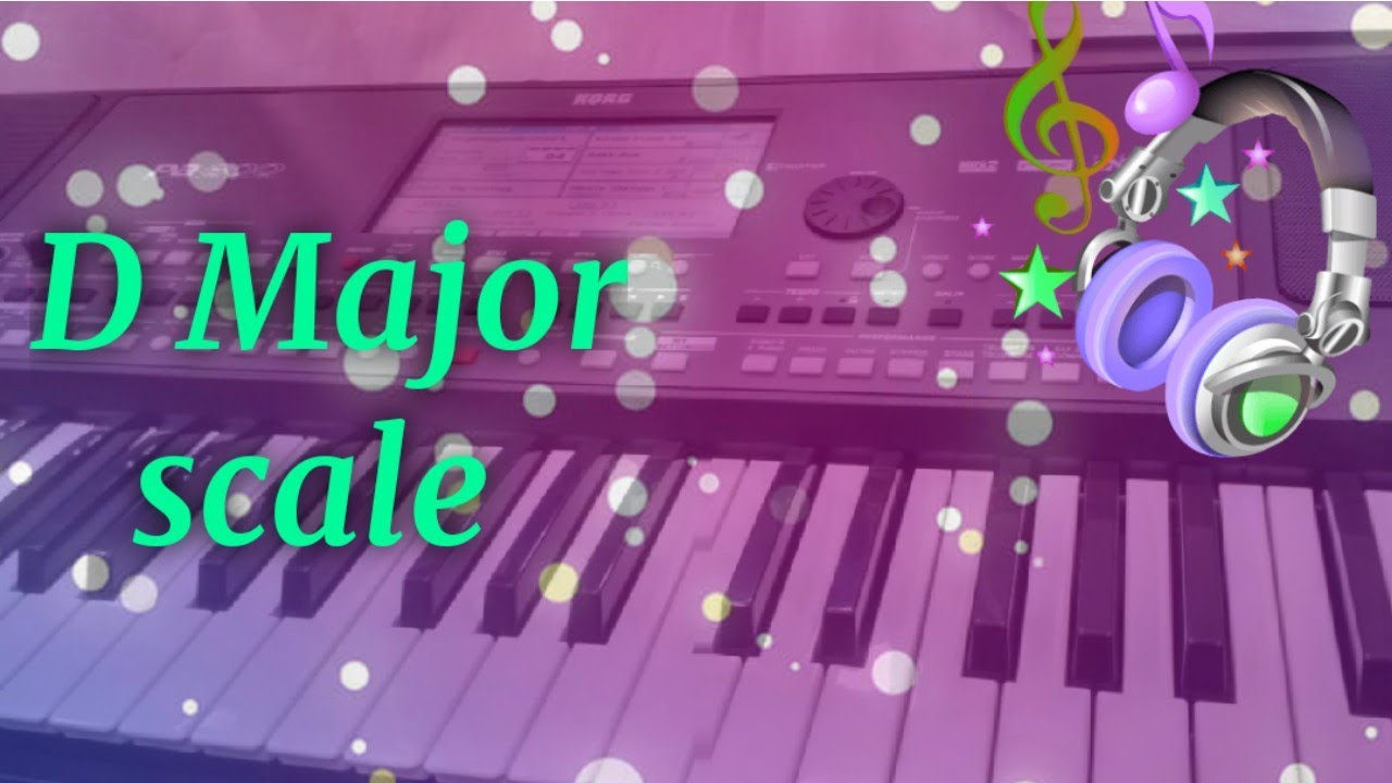 How to find D Major scale with How to Play D Major scale with Both ...