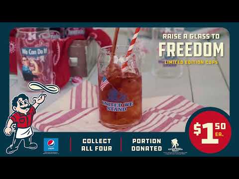 In honor of Memorial Day, Pizza Inn Announces Partnership with Wounded Warrior Project and Introduces "Raise a Glass to Freedom" Promotion