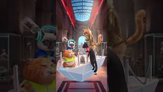 CNN LIVE: Meowfia Steals 8 Museum Crowns in 7 Mins…Drops 1 😂 #museumheist