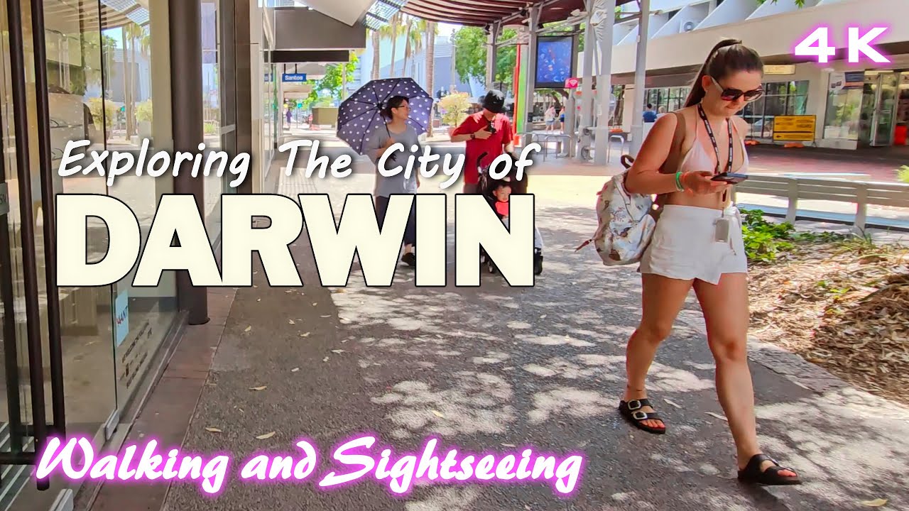 DARWIN CITY WALKING TOUR 2024 NT AUSTRALIA 🇦🇺 EXPLORING DARWIN CBD SMITH STREET MALL MITCHELL STREET