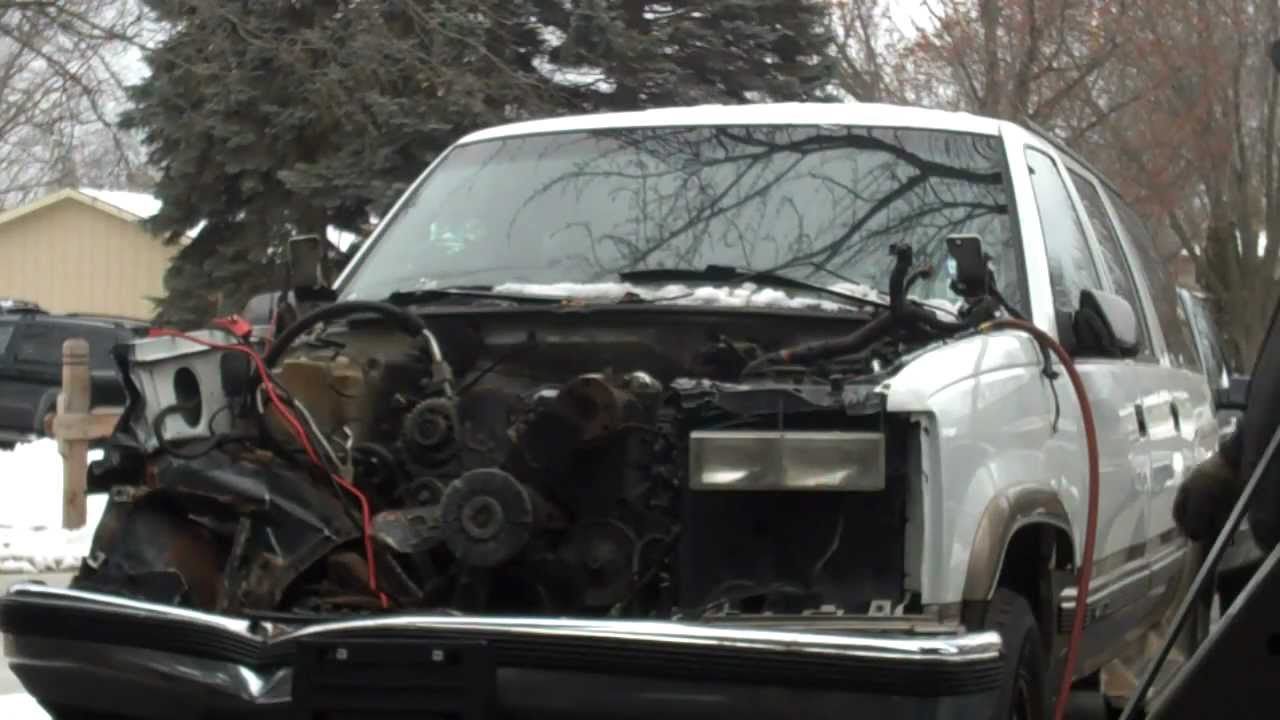 97' Vortec 350 removal for 79' Firebird. part 2 - YouTube