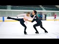 Holly HARRIS Jason CHAN, Australian Ice Dancers perform a section of their 2021-22 Free Dance