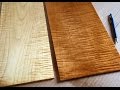 How to finish curly maple with tom mclaughlin