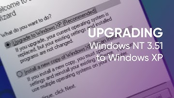 Upgrading Windows NT 3.51 Directly to XP