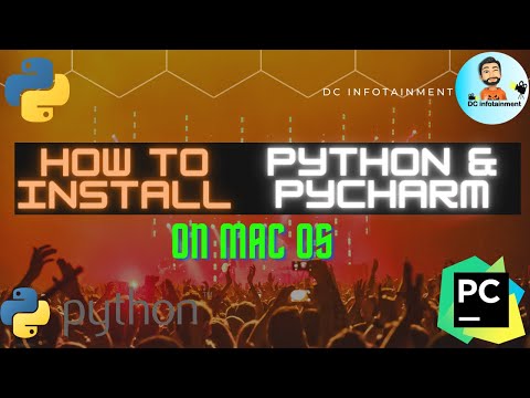How to install Python and Pycharm on Mac os in tamil.