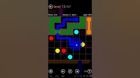 Flow Free - Bridges Pack 7 x 7 Level 13