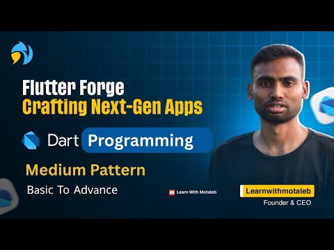 Dart Medium Pattern Program | Pyramid & Triangle Pattern in Dart | Learn With Motaleb|Abdul Motaleb