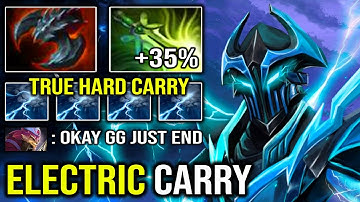 ELECTRIC CARRY RAZOR Level 30 Butterfly + Satanic Tanker Static Link 100% Counter Everyone DotA 2