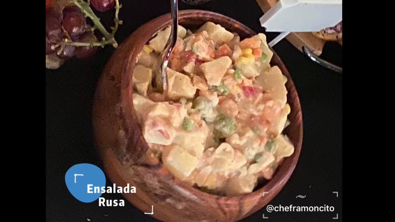 Ensalada Rusa con Camarones !! - YouTube