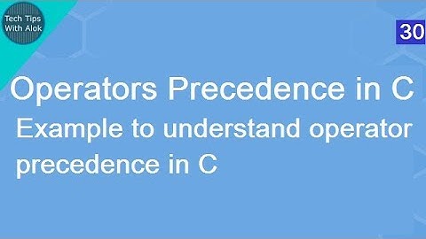 Try the following example to understand operator precedence in C