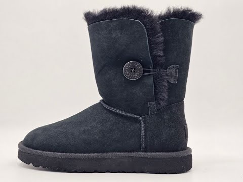 Женские Угги Ugg Bailey Button II Black