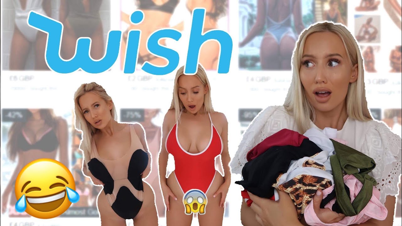 TRYING BIKINIS FROM WISH! SWIMWEAR TRY-ON HAUL