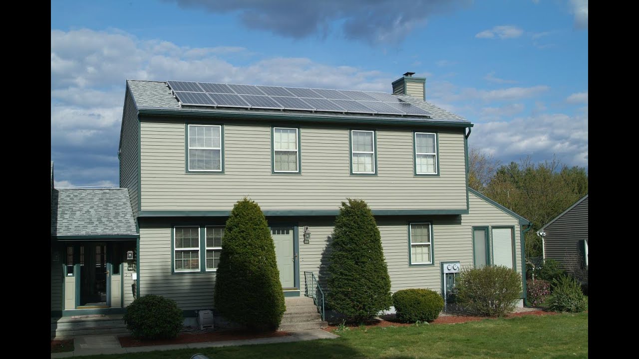 Drone footage from Keene N.H. virtual solar tour: Bob Brown's home