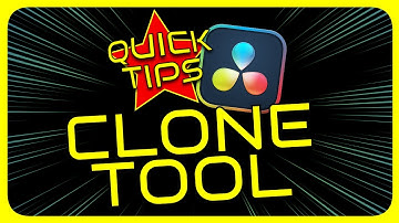 QUICK TIP: CLONE TOOL in DaVinci Resolve