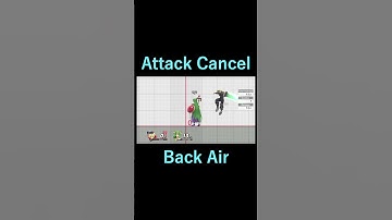 Attack Cancel Back Air – Competitive Smash Bros. for Beginners #shorts