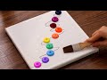 The Coexistence Of Day And Then｜Easy Acrylic Painting Step By Step (1486)｜Oddly Satisfying