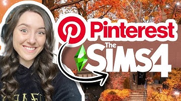 Building The First Room I See on Pinterest For Every Room in The Sims 4 Autumn Edition!