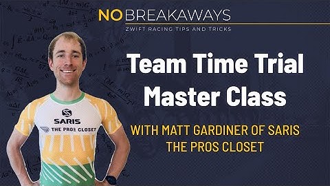 Team Time Trial Master Class with Matt Gardiner of Saris The Pros Closet