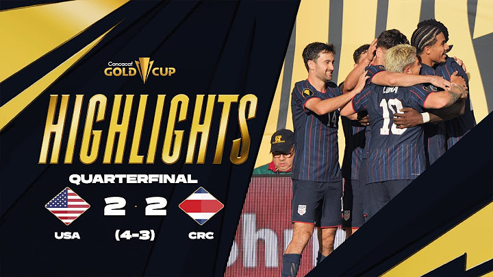 United States 2-2 Costa Rica | Gold Cup 2025 | Quarterfinals