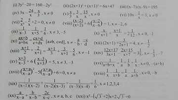 WBBSE exercise 1.2//algebra//quadratic equations//class10// Q no.9&10//lesson1.2//chapter 1.2//