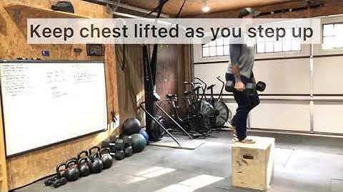 Alternating Dumbbell Step Ups