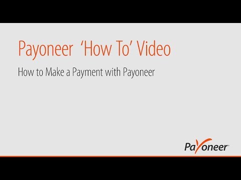 How to Make a Payment with Payoneer