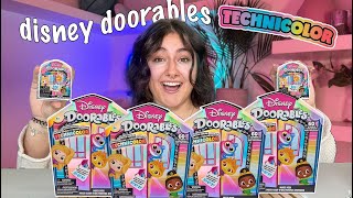 Unboxing the *BRAND NEW TECHNICOLOR* Disney Doorables 😱🌈 *RARE FINDS*