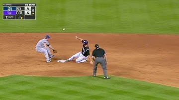 SD@COL: LeMahieu goes first to third on steal, error