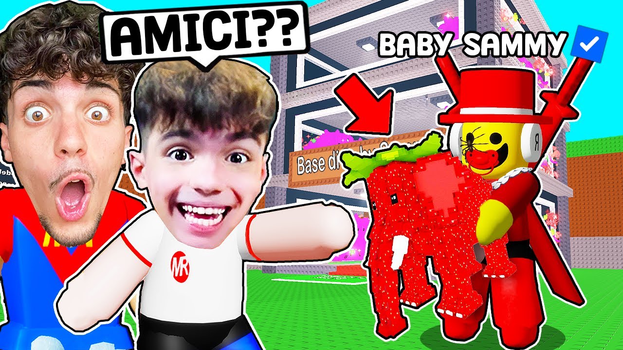 MIO FIGLIO INCONTRA IL FIGLIO DELL'ADMIN SAMMY su STEAL A BRAINROT PER LA PRIMA VOLTA!