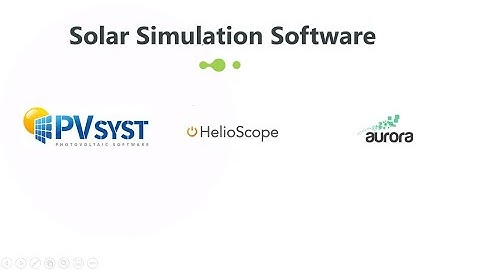 Solar Simulation - HelioScope and Aurora Solar Part 2